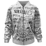 Smells Like Teen Spirit Nirvana Graffiti Art Bomber Jacket