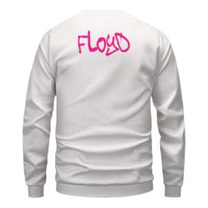 Floyd Lawson Comics Style Photo Art White Pink Floyd Sweatshirt