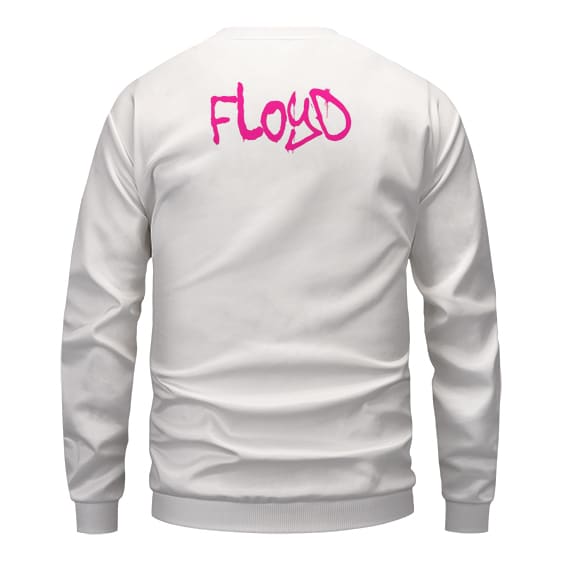 Floyd Lawson Comics Style Photo Art White Pink Floyd Sweatshirt