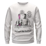 Floyd Lawson Comics Style Photo Art White Pink Floyd Sweatshirt