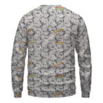 Pink Floyd Album Prism Triangular Logo Pattern Gray Sweatshirt