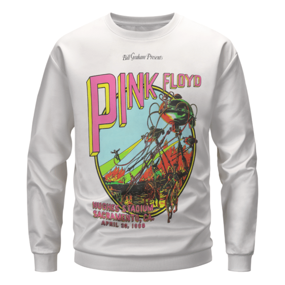 Pink Floyd Hughes Stadium Poster Art Classic Sweatshirt