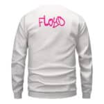 Pink Floyd Iconic Pig Balloon Concert Artwork White Pink Sweatshirt