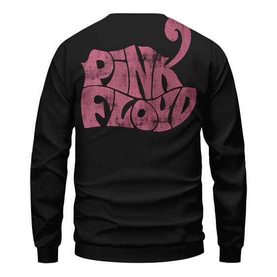 Pink Floyd Pig Balloon Logo Artwork Black Crewneck Sweater