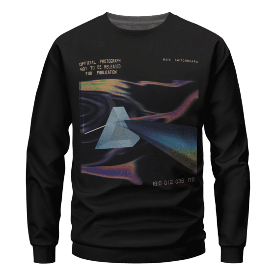Pink Floyd Prism Official Photograph Hazy Art Crewneck Sweatshirt