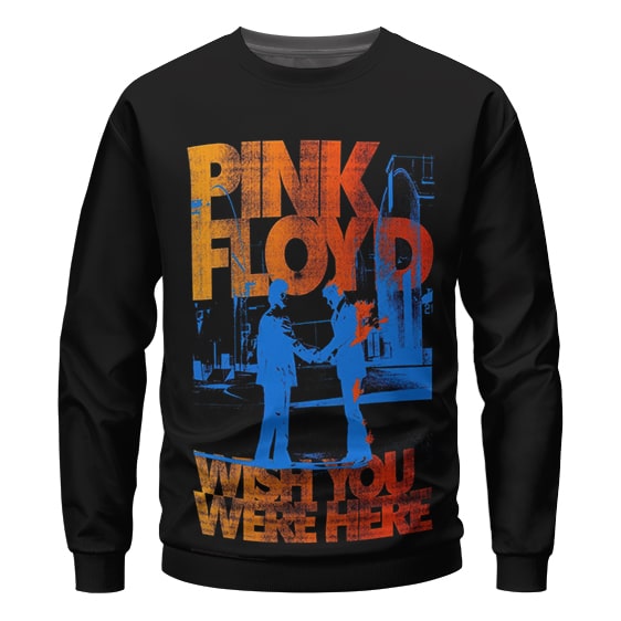 Pink Floyd Wish You Were Here Negative Light Art Sweatshirt