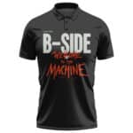 Pink Floyd B-Side Welcome To The Machine Black Polo Shirt