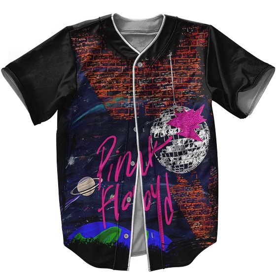 Pink Floyd Disco Ball Classic Grunge Artwork Dope Baseball Jersey
