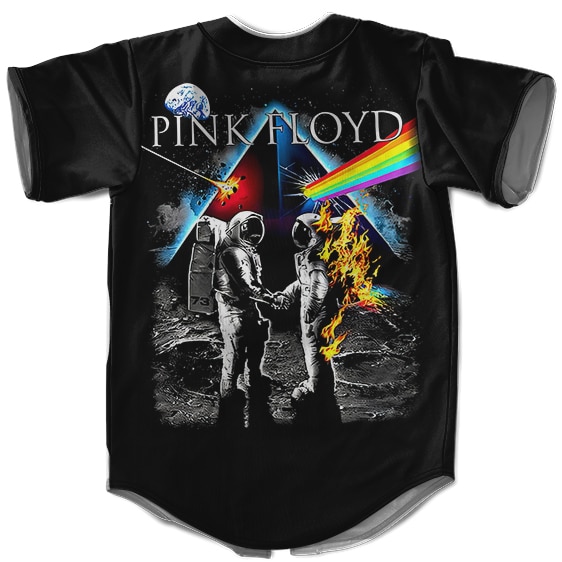 Pink Floyd Space Astronaut Rainbow Prism Art Cool Baseball Jersey