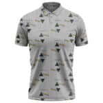 Pink Floyd Triangle Rainbow Prism Logo Pattern Tennis Shirt
