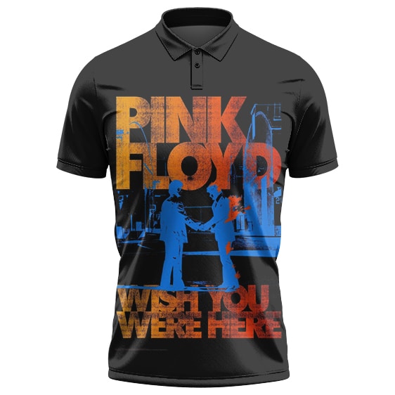Pink Floyd Wish You Were Here Negative Blue Art Tennis Shirt