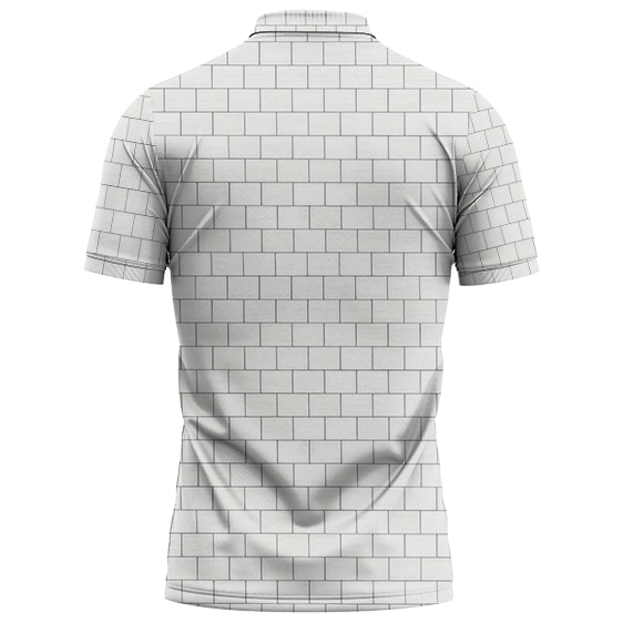 Rock Band Pink Floyd The Wall Brick Pattern White Tennis Shirt