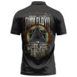 The Dark Side Of The Moon Pink Floyd Grunge Logo Art Polo Tee
