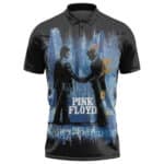 Wish You Were Here Pink Floyd Man Shaking Hands Art Golf Shirt