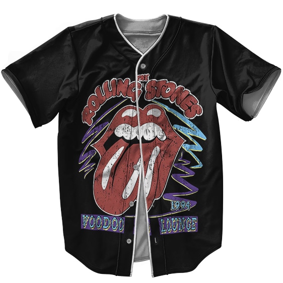1994 Voodoo Lounge The Rolling Stones Classic Logo Baseball Jersey