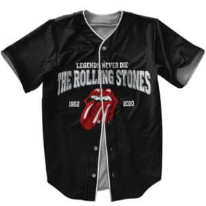 Legends Never Die The Rolling Stones 2020 Logo Baseball Jersey