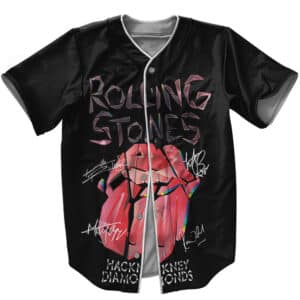 The Rolling Stones Band Members Signature Art Dope Baseball Jersey