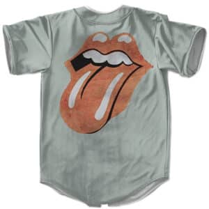 The Rolling Stones Band Vintage Tongue Logo Baseball Jersey