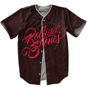The Rolling Stones Name Typography Art Baseball Jersey