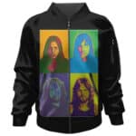American Band Pink Floyd Members Portrait Pop Art Bomber Jacket