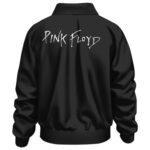 American Band Pink Floyd Name Logo Black Bomber Jacket