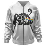 American Rock Band Pink Floyd Name Rainbow Logo Bomber Jacket