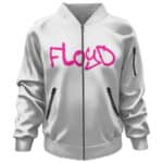 Floyd Lawson Comics Style Photo Art White Pink Floyd Bomber Jacket