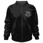 Pink Floyd B-Side Welcome To The Machine Black Bomber Jacket