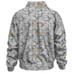 Pink Floyd Band Rainbow Prism Smoke Pattern Bomber Jacket