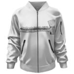 Pink Floyd Careful With That Axe Eugene Minimalist Logo Bomber Jacket