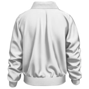 Pink Floyd Division Bell Screaming Man Abstract Art White Bomber Jacket