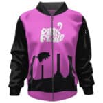 Pink Floyd Iconic Pig Ballon Concert Shadow Black Pink Bomber Jacket