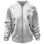 Pink Floyd Pink Rainbow Prism Glittery Logo Cool Bomber Jacket