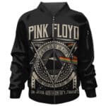 Pink Floyd Rainbow Prism 1972 Tour Ticket Art Bomber Jacket