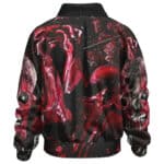 Pink Floyd Scary Skull & Flesh Grunge Red Art Badass Bomber Jacket