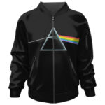 Pink Floyd The Dark Side Of The Moon Tour Clockwork Art Bomber Jacket
