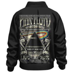 Pink Floyd The Dark Side Of The Moon Tour Poster Bomber Jacket