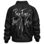 Pink Floyd The Wall Album Flower Art Black Bomber Jacket