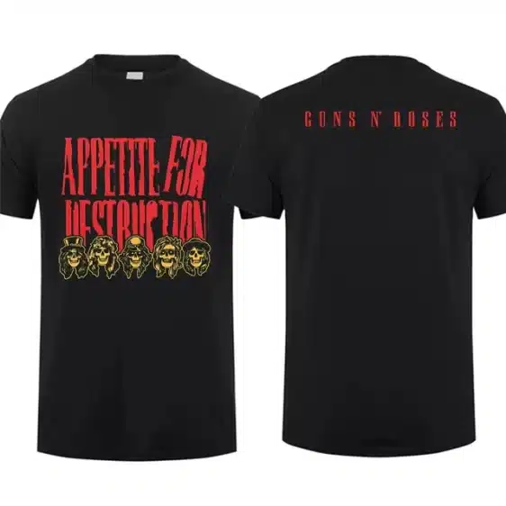 Appetite for Destruction Retro Guns N' Roses Graphic Unisex T-Shirt