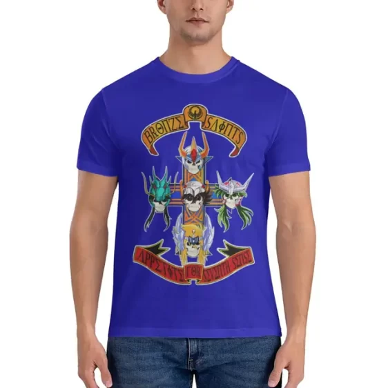 Bronze Saints Appetite for Seventh Sense Guns N' Roses Men's T-Shirt