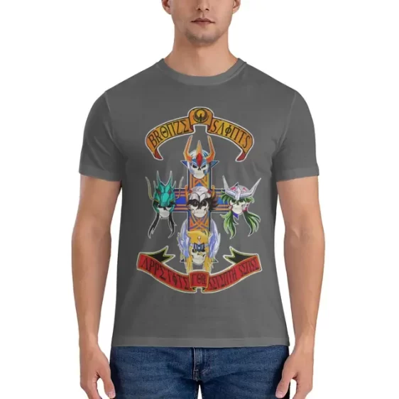 Bronze Saints Appetite for Seventh Sense Guns N' Roses Men's T-Shirt