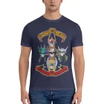 Bronze Saints Appetite for Seventh Sense Guns N' Roses Men's T-Shirt