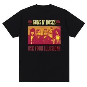 Classic Guns N' Roses Use Your Illusions Band Photo Unisex T-Shirt