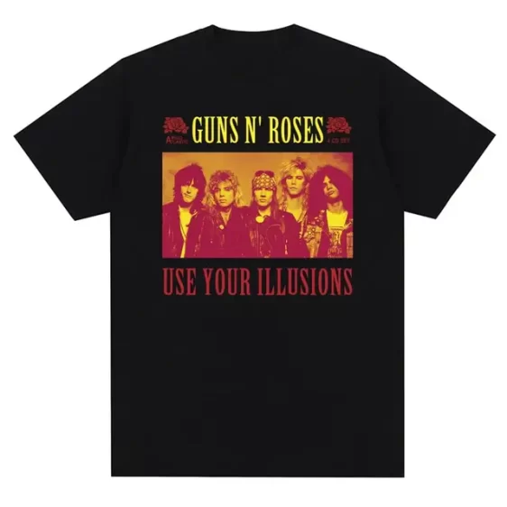 Classic Guns N' Roses Use Your Illusions Band Photo Unisex T-Shirt