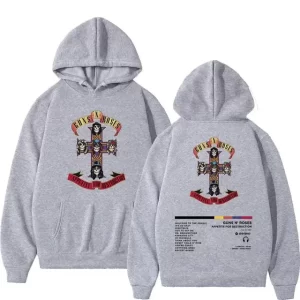 Gray Guns N' Roses Appetite for Destruction Unisex Hoodie