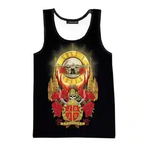 Guns N' Roses 2020 European Tour Gold Kingdom Unisex Tank Top