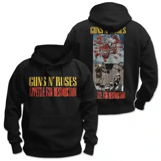 Guns N' Roses Appetite for Destruction Album Poster Hoodie