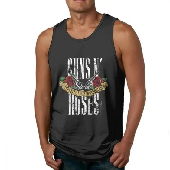 Guns N' Roses Appetite for Destruction Black Men's Tank Top