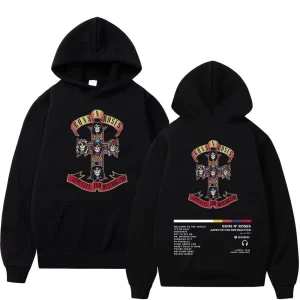 Guns N' Roses Appetite for Destruction Concert Black Hoodie