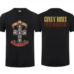 Guns N' Roses Appetite for Destruction Skull Cross T-Shirt